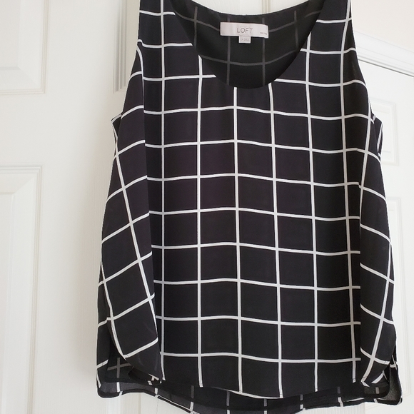 LOFT sleeveless blouse - Picture 2 of 5